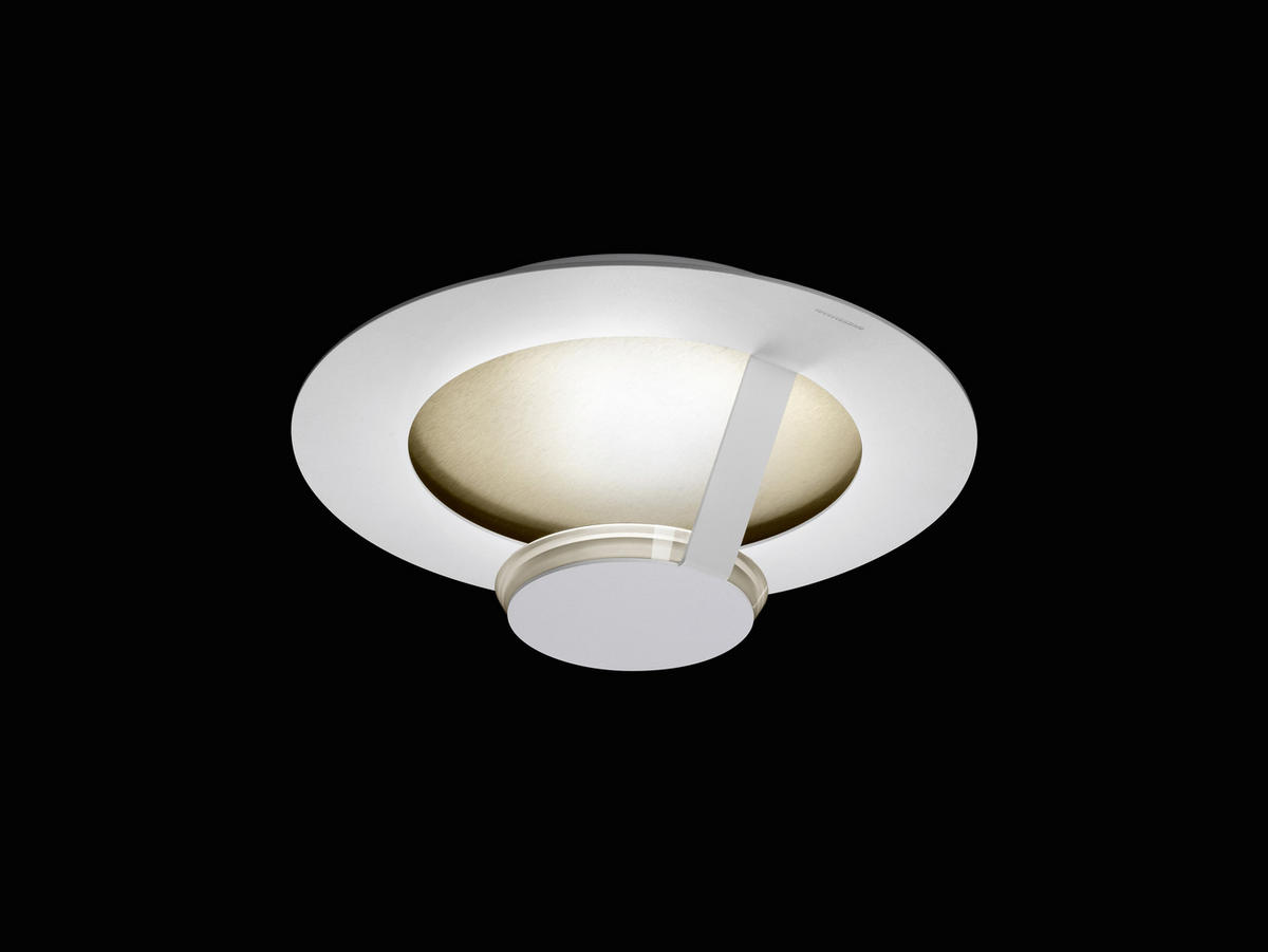 LED-WANDLEUCHTE 36/14 cm   - Goldfarben/Braun, Design, Metall (36/14cm) - Grossmann