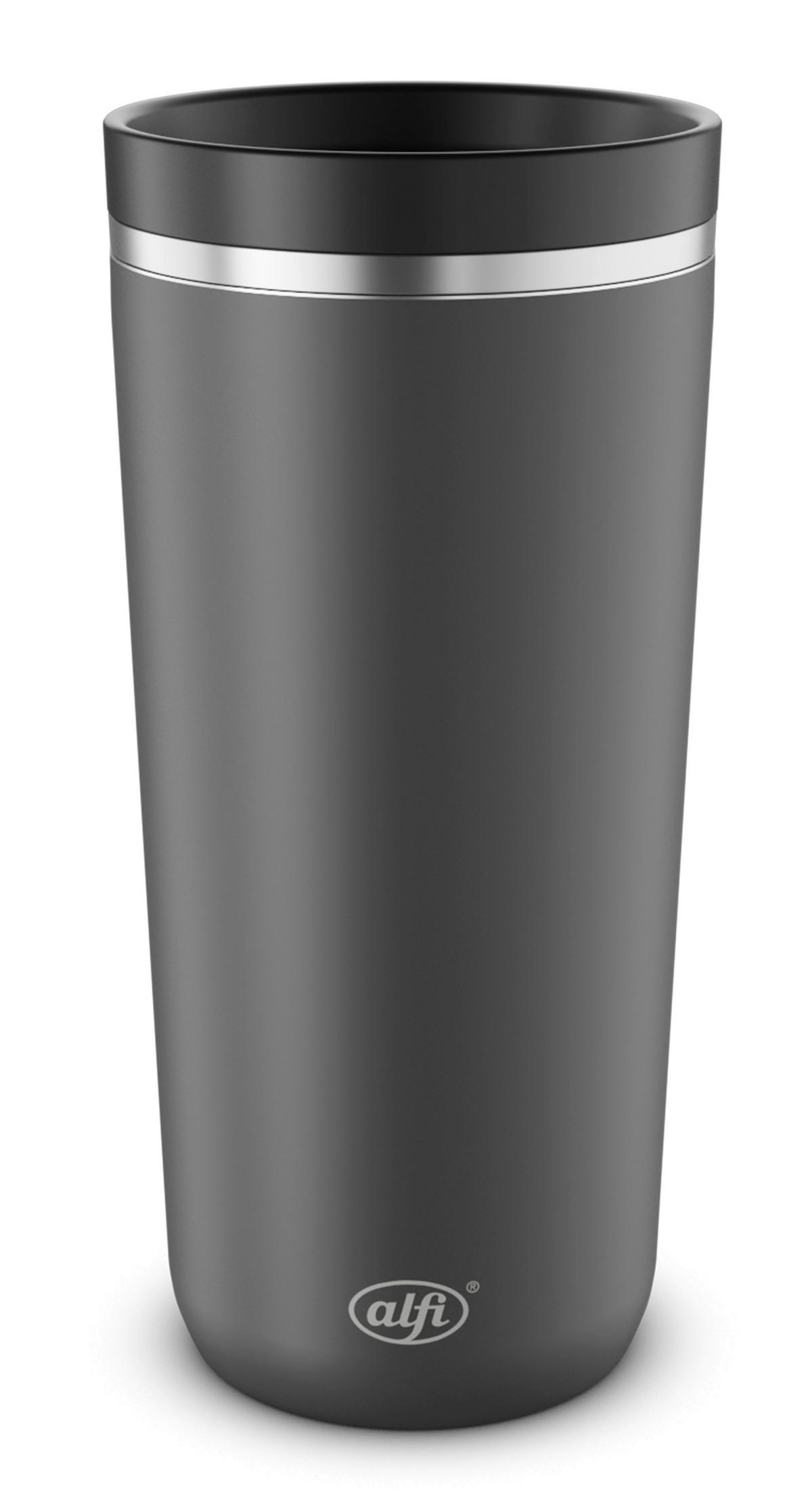 THERMOBECHER ISO COFFEE MUG PRO 0,38 L  - Schwarz, Basics, Metall (0.38l) - Alfi