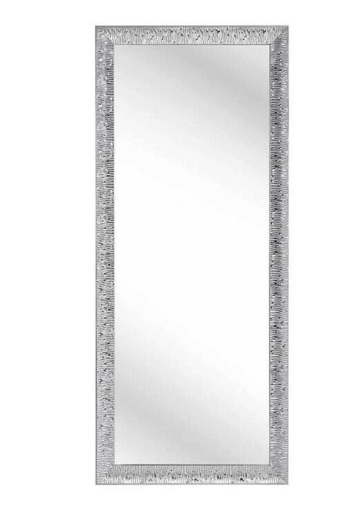 WANDSPIEGEL 70/170/3 cm    in rechteckig  - Silberfarben, LIFESTYLE, Glas/Holz (70/170/3cm) - Xora