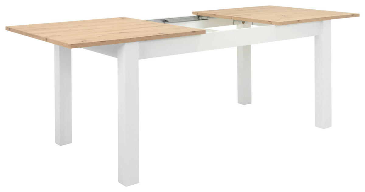 STOL ZA BLAGOVAONICU  bijela, boje hrasta  drvni materijal      - bijela/boje hrasta, Konvencionalno, drvni materijal (160/90/75cm) - MID.YOU