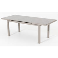 GARTENTISCH 167/90/77 cm Metall, Stein rechteckig  - Naturfarben, MODERN, Stein/Metall (167/90/77cm) - Gardenson