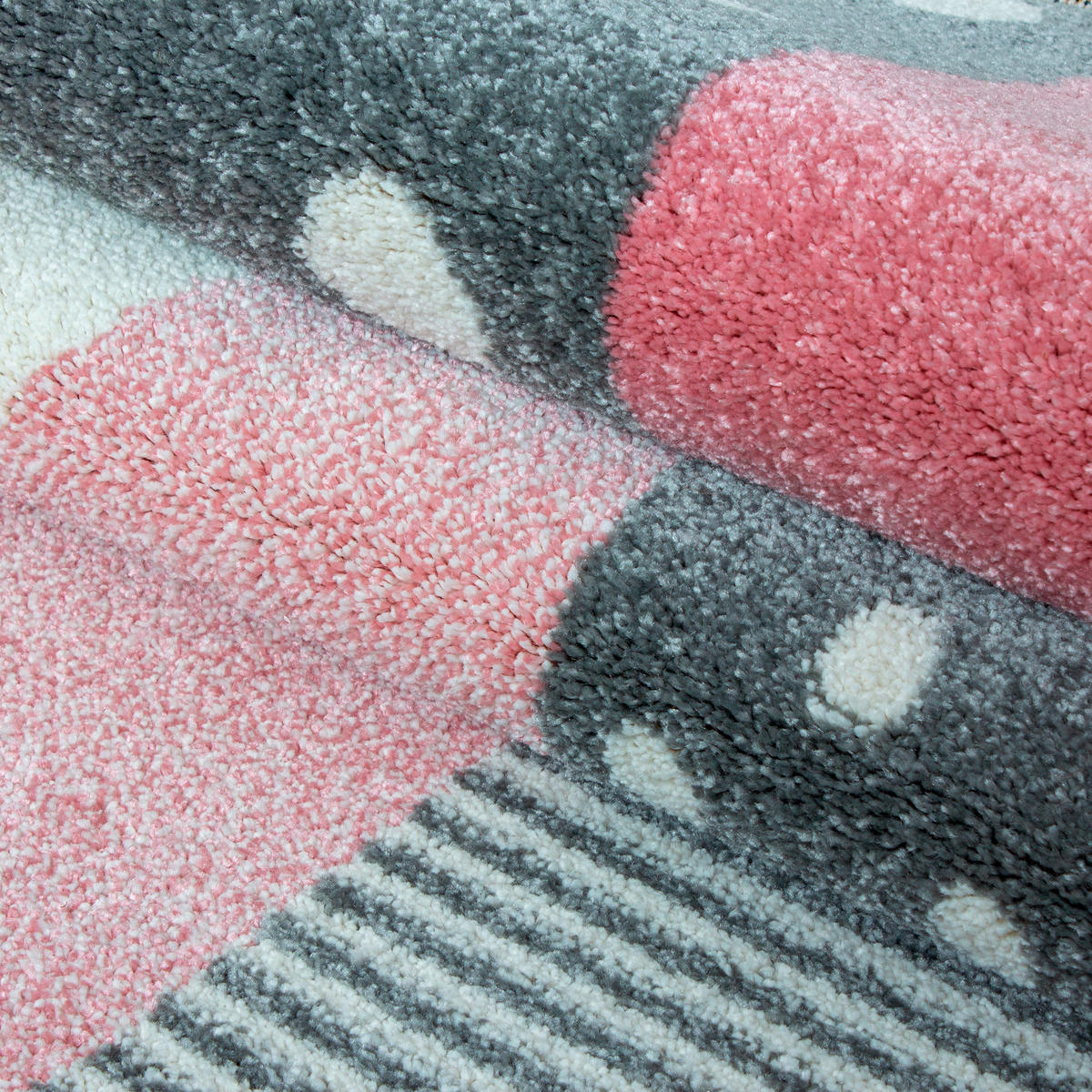 BARNMATTA 200/290 cm Kids  - pink, Trend, textil (200/290cm) - Ben'n'jen