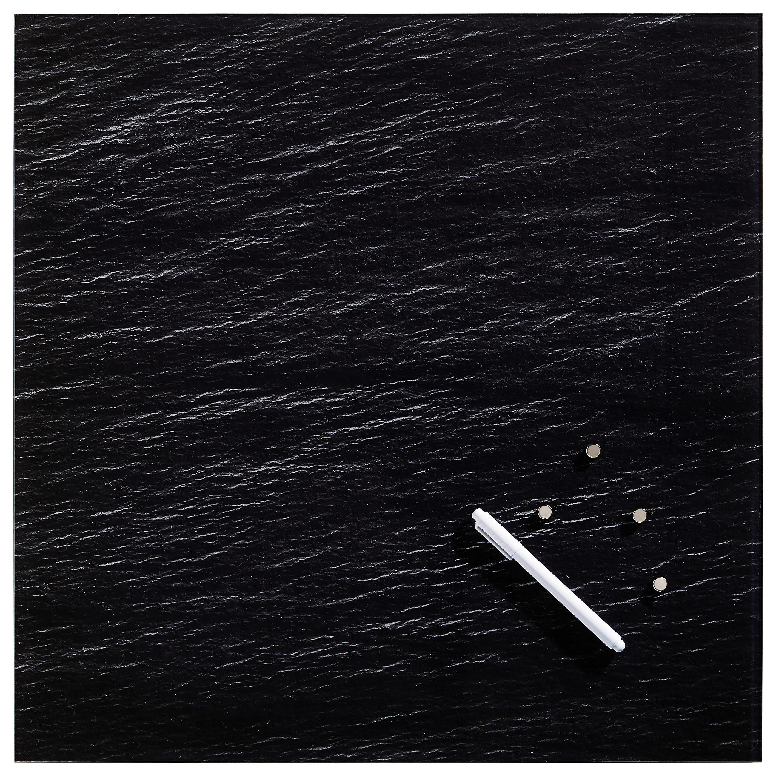 MAGNETTAFEL - Schieferfarben, Basics, Glas (50/50/1,5cm) - Euroart