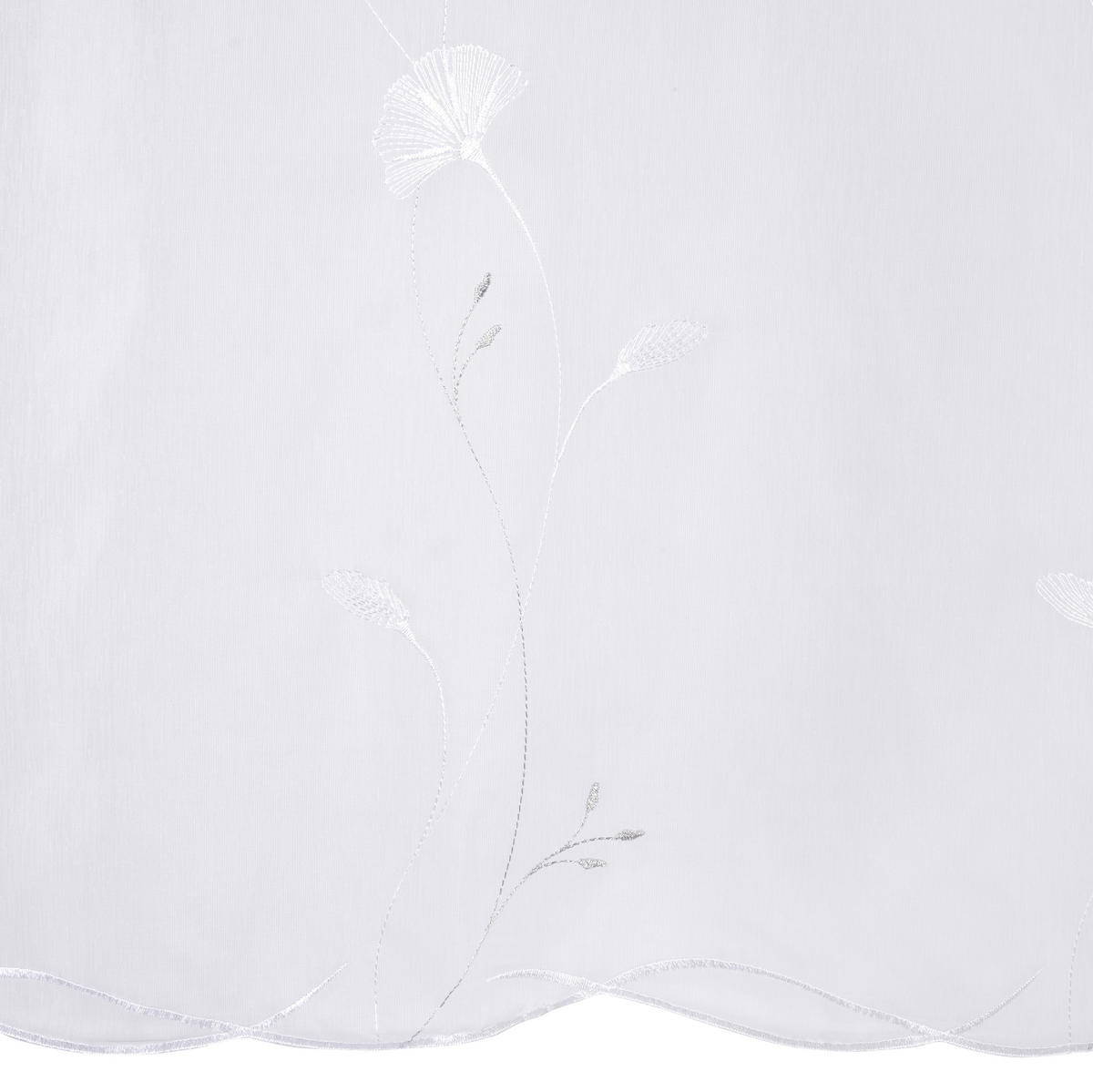 FERTIGSTORE  halbtransparent  450/175 cm   - Weiß/Grau, Natur, Textil (450/175cm) - Esposa