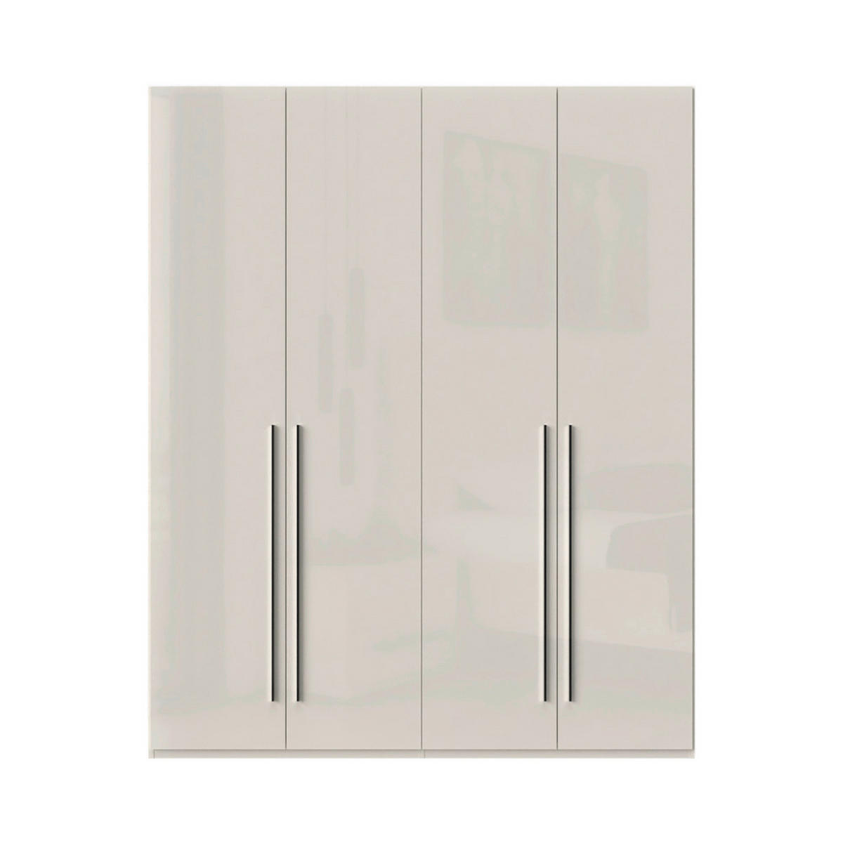 ORMAR SA KLASIČNIM VRATIMA bež  182/224/56 cm  - bela/bež, Dizajnerski, pločasti materijal/plastika (182/224/56cm)