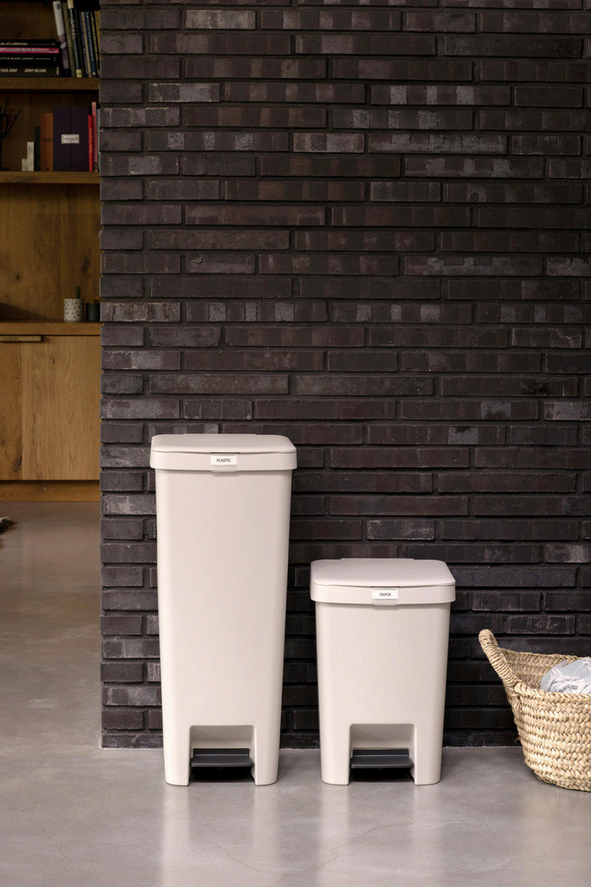 KANTA ZA SMEĆE  25 l   - bež, Osnovno, plastika (28/40.9/35.2cm) - Brabantia