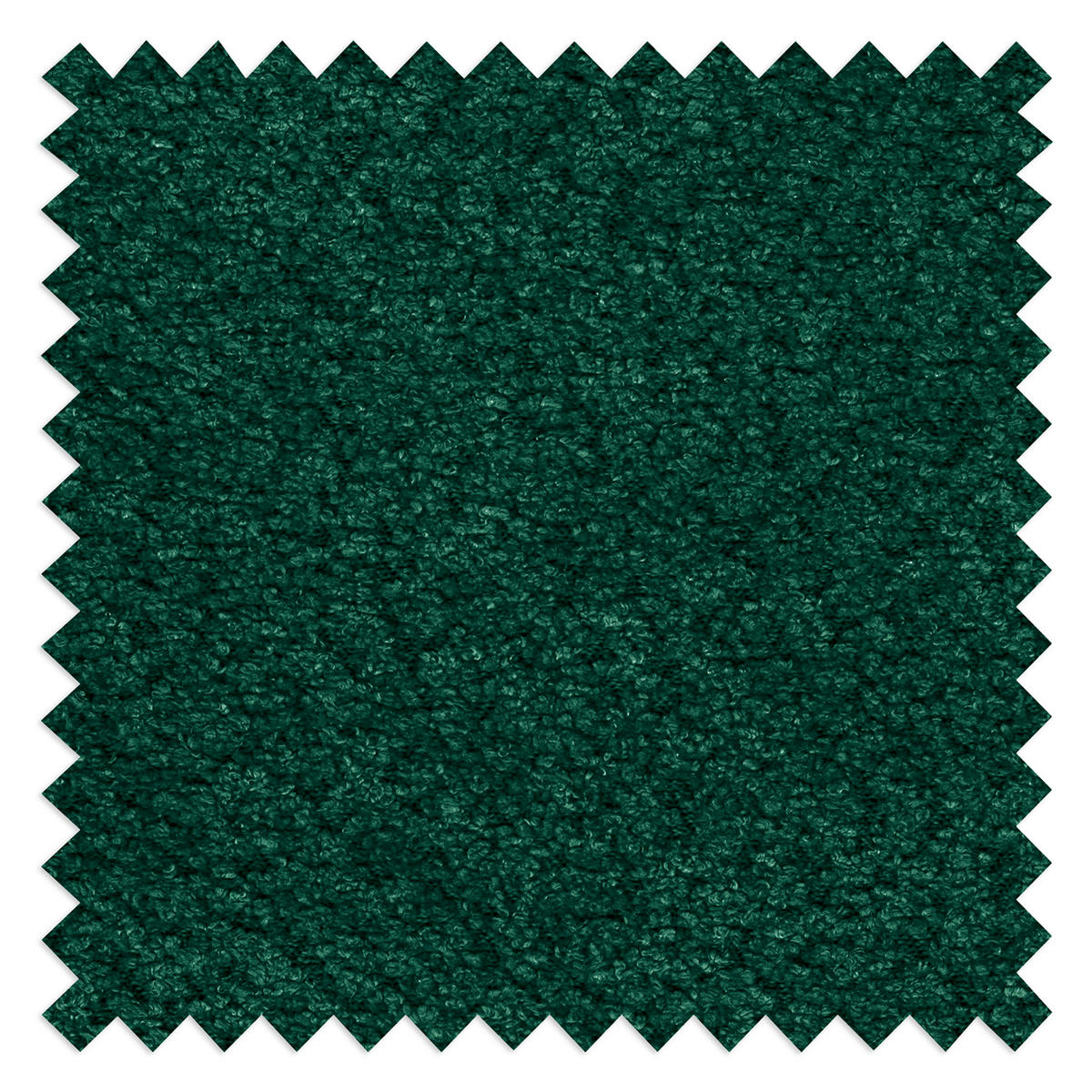 BIGSOFA Naomi Teddystoff Grün  - Schwarz/Grün, Design, Kunststoff/Textil (284/94/148cm) - Livetastic