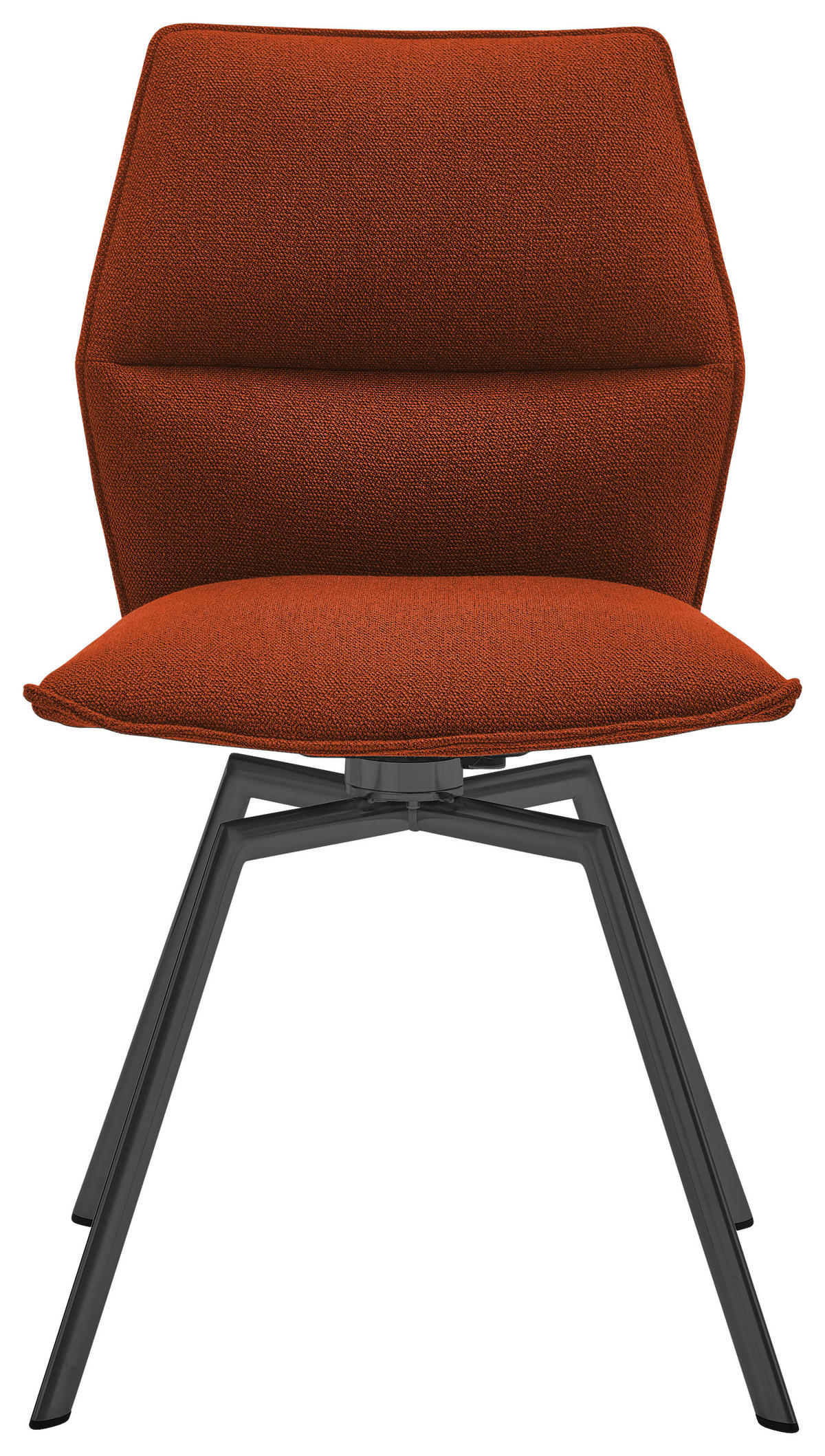 STUHL  in Stahl  - Rostfarben/Anthrazit, Design, Textil/Metall (49/86/60cm) - Venjakob