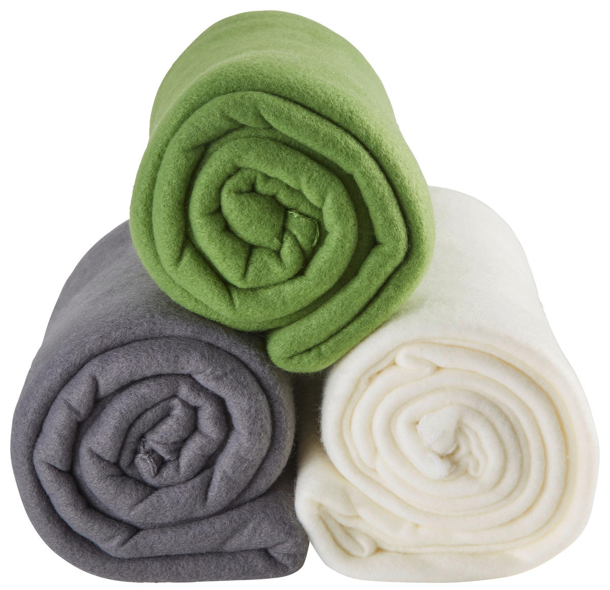 FLEECOVÁ DEKA, polyester, 125/150 cm - bílá, Basics, textil (125/150cm) - Boxxx