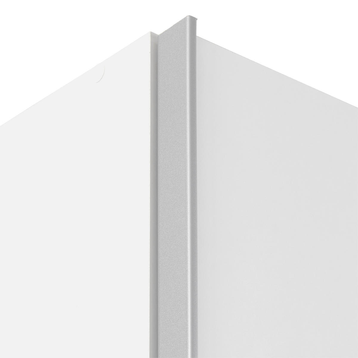 SCHWEBETÜRENSCHRANK 180/198/64 cm 2-türig Graphitfarben, Weiß  - Graphitfarben/Alufarben, MODERN, Holzwerkstoff/Kunststoff (180/198/64cm) - MID.YOU