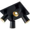 STRAHLER Modo 24/24/11 cm  - Schwarz, Basics, Metall (24/24/11cm) - Fabas Luce