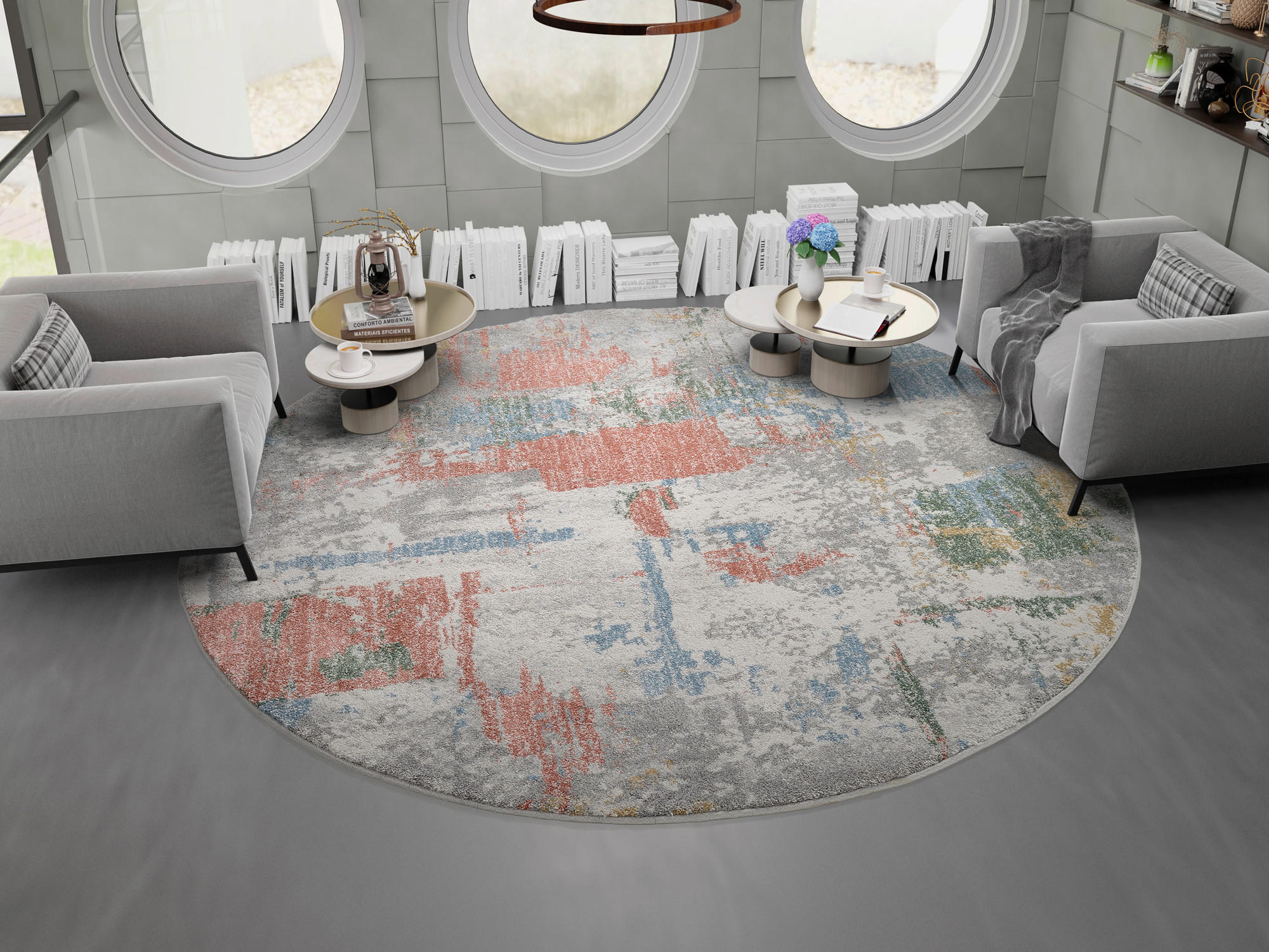 WEBTEPPICH 240/240 cm Multicolor  - Multicolor, Design, Textil (240/240cm) - Novel