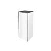 MIDISCHRANK 32,8/82,2/33 cm  - Schwarz/Weiß, Basics, Glas/Holzwerkstoff (32,8/82,2/33cm) - Voleo