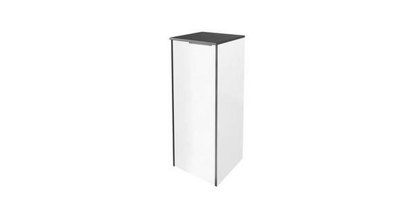 MIDISCHRANK 32,8/82,2/33 cm - Schwarz/Weiß, Basics, Glas/Holzwerkstoff (32,8/82,2/33cm) - Voleo