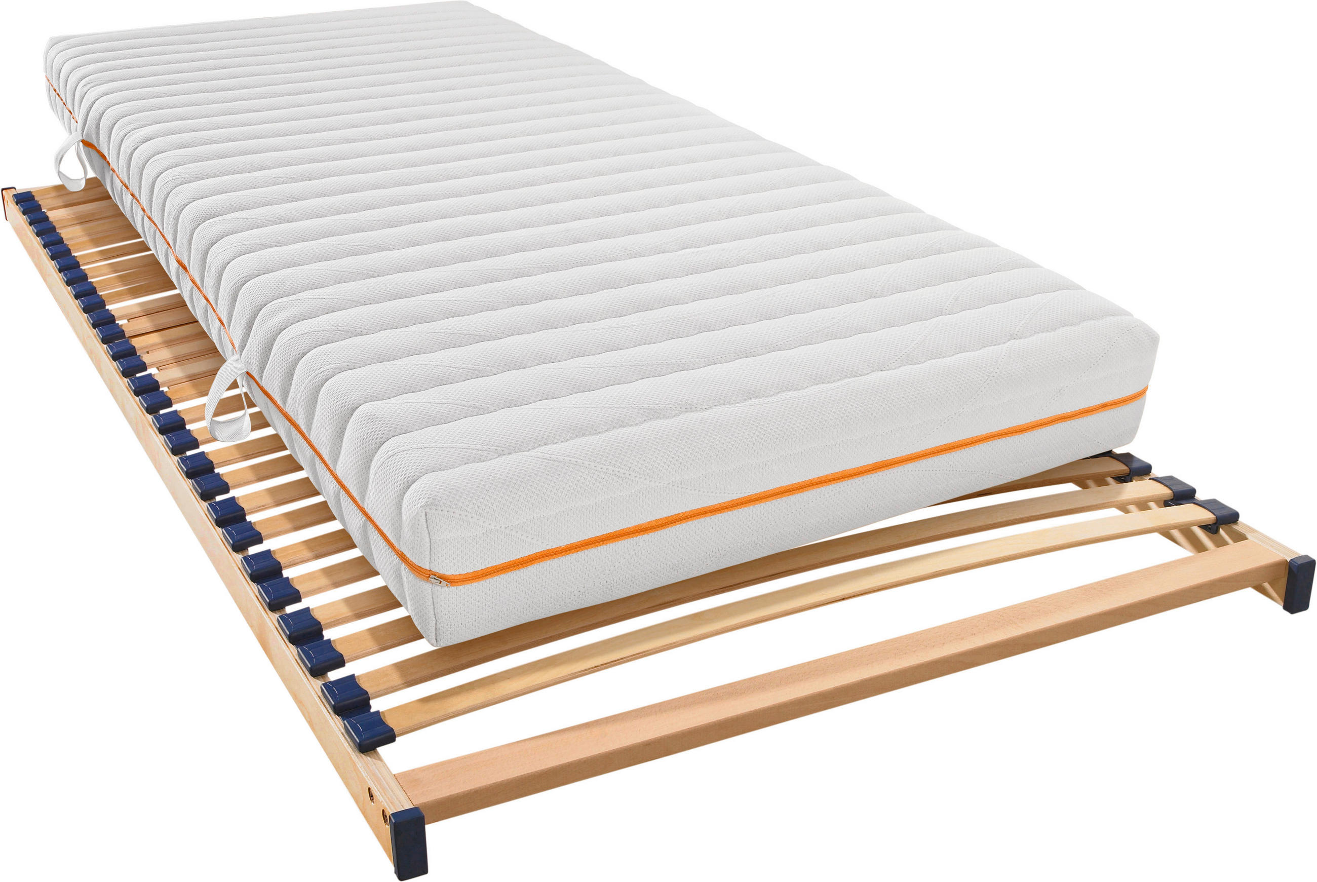 MATRATZENSET 100/200 cm  - Birkefarben/Buchefarben, Basics, Holz (100/200cm) - Boxxx