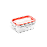 RECIPIENT PĂSTRARE ALIMENTE 0,45  L  - verde/transparent, Konventionell, plastic (14/10,5/6cm) - Boxxx