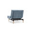 SESSEL Blau - Blau/Schwarz, Design, Holz/Textil (90/79/115cm) - Innovation