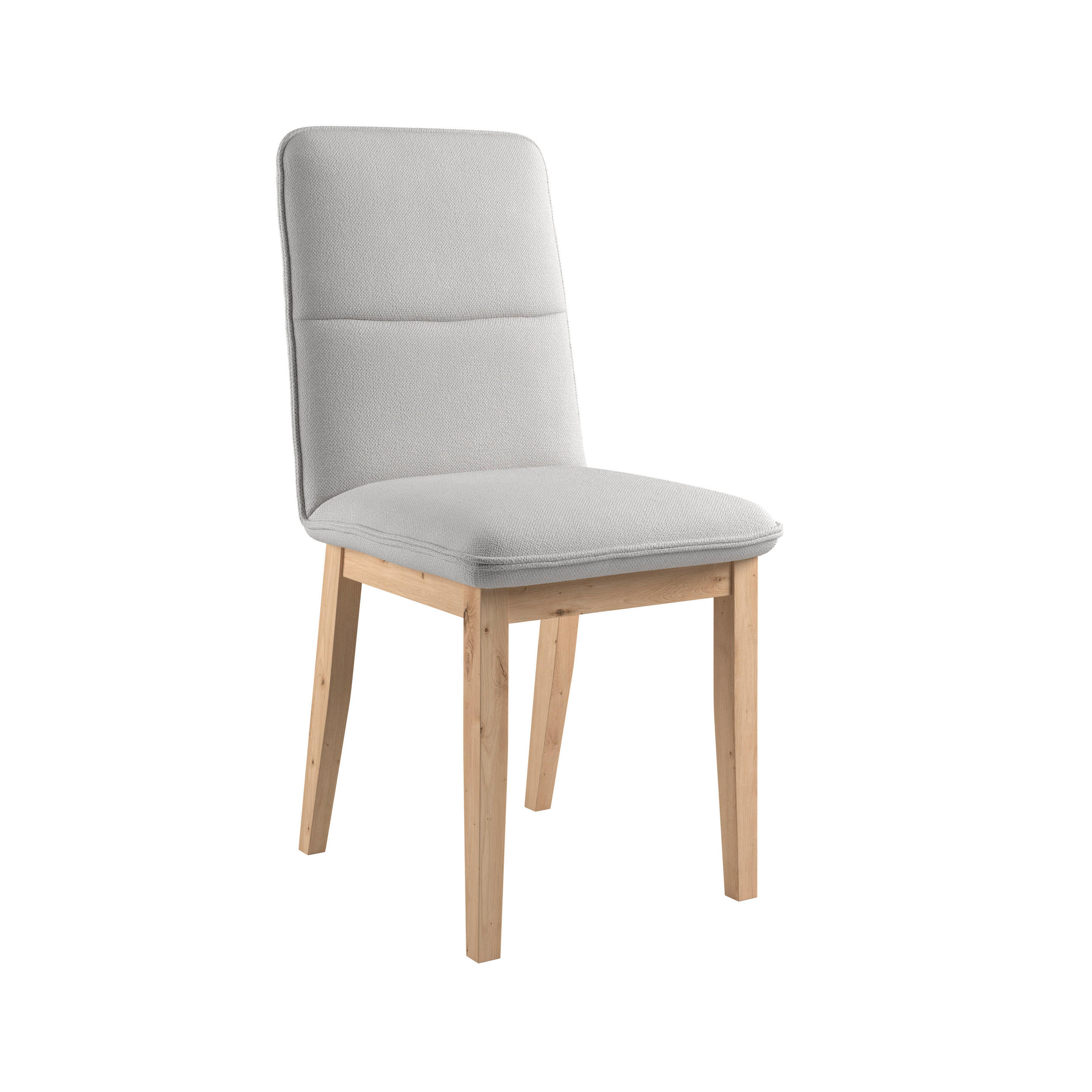 Vierfußstuhl  Beluna II Webstoff Beige, B: 47cm