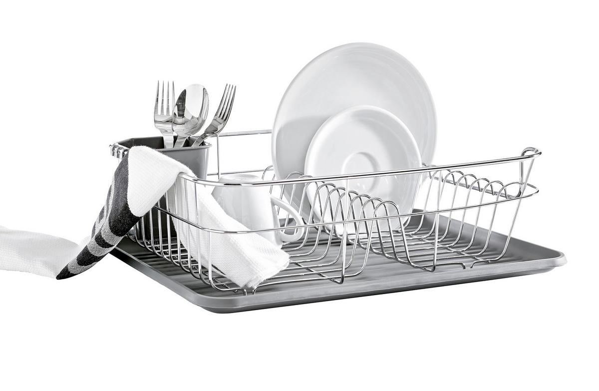 OCEĐIVAČ POSUĐA LIFESTYLE  - siva/srebrna, Konvencionalno, metal/plastika (39,5/12,5/32cm) - Justinus