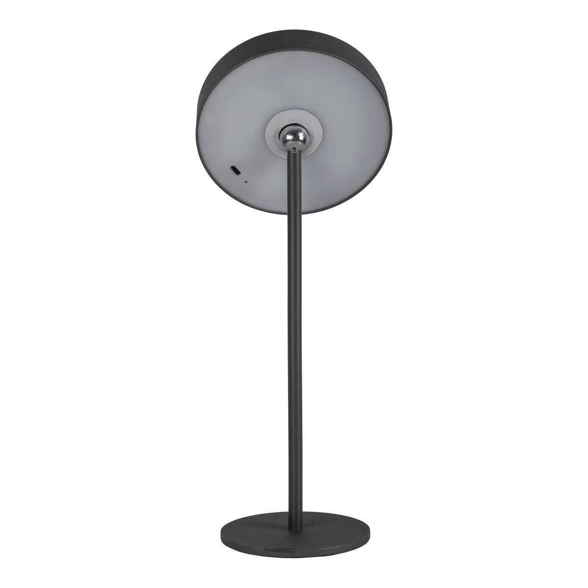 AKKU-TISCHLEUCHTE 12,5/35 cm  - Schwarz, Design, Kunststoff/Metall (12,5/35cm) - Näve