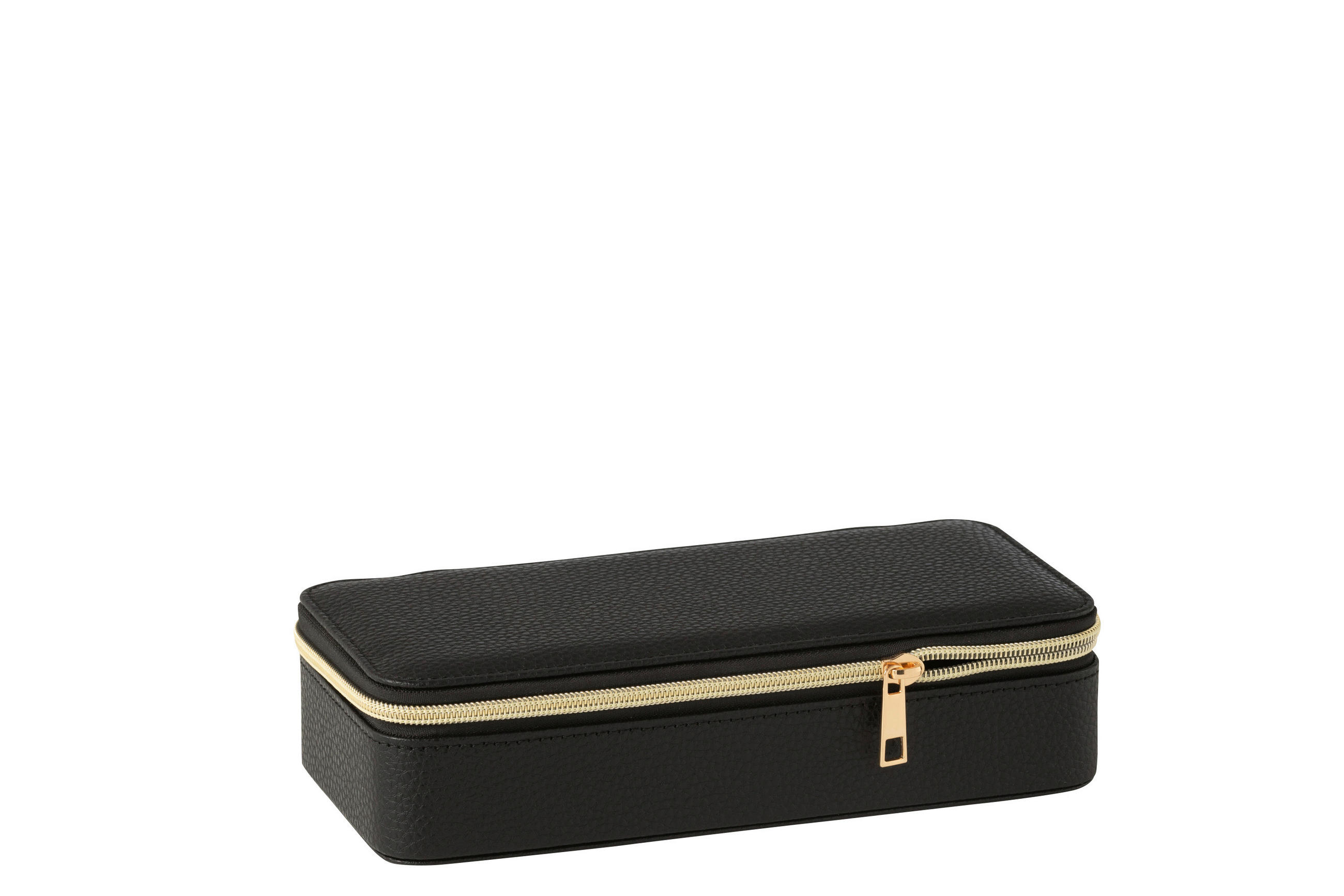 SCHMUCKBOX - Schwarz, Basics, Karton/Textil (24/11,5/6cm) - Ambia Home