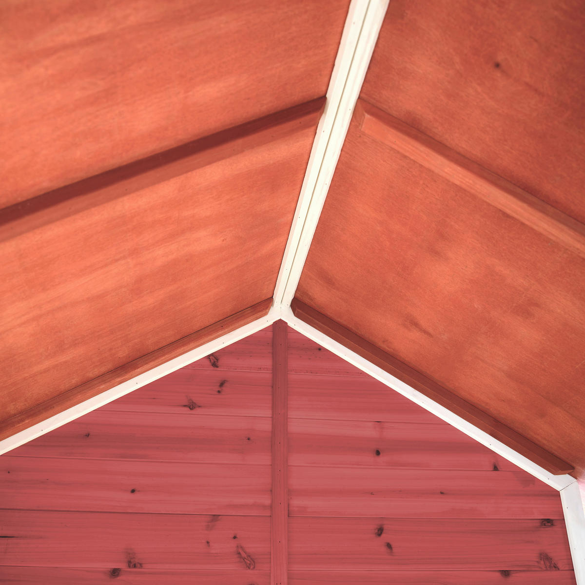 SPIELHAUS EXIT LOFT 300 ROT  - Rot, KONVENTIONELL, Holz (369/190/215cm) - EXIT Toys
