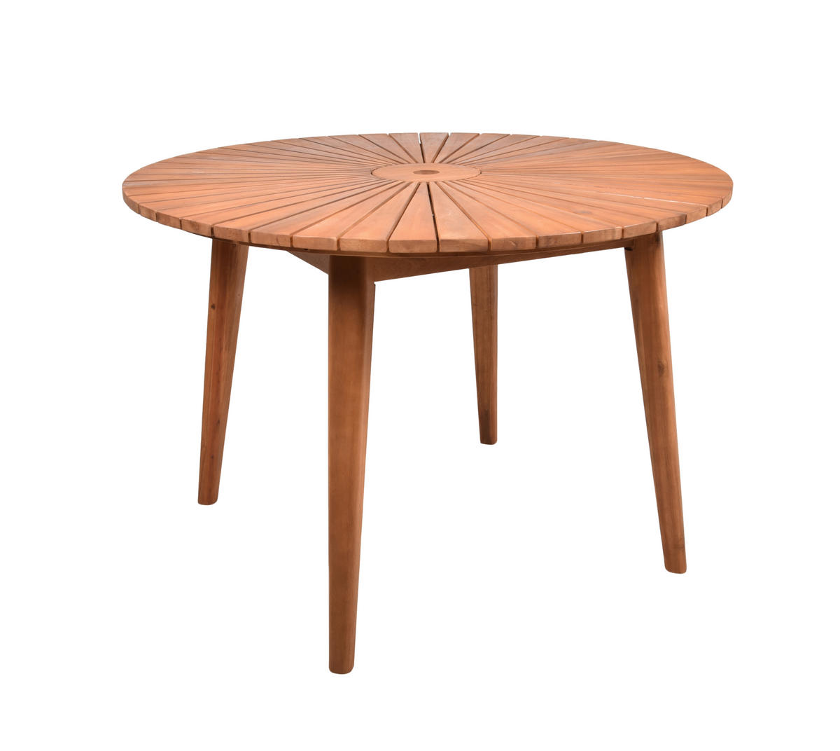 GARTENTISCH 110/110/75 cm  - Hellbraun, Basics, Holz (110/110/75cm) - Gardenson