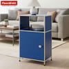 STANDREGAL Blau  - Blau, Basics, Metall (40/65/40cm) - Floordirekt