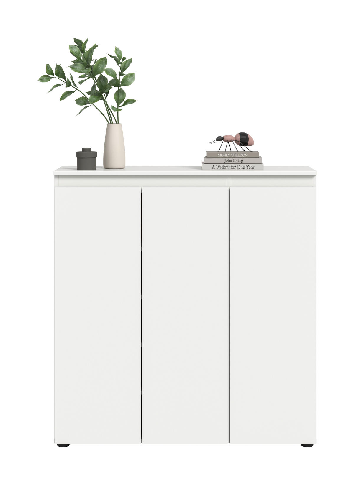 BOTNÍK, bílá, 105/111/37 cm - bílá/černá, Design, kompozitní dřevo/plast (105/111/37cm) - Livetastic