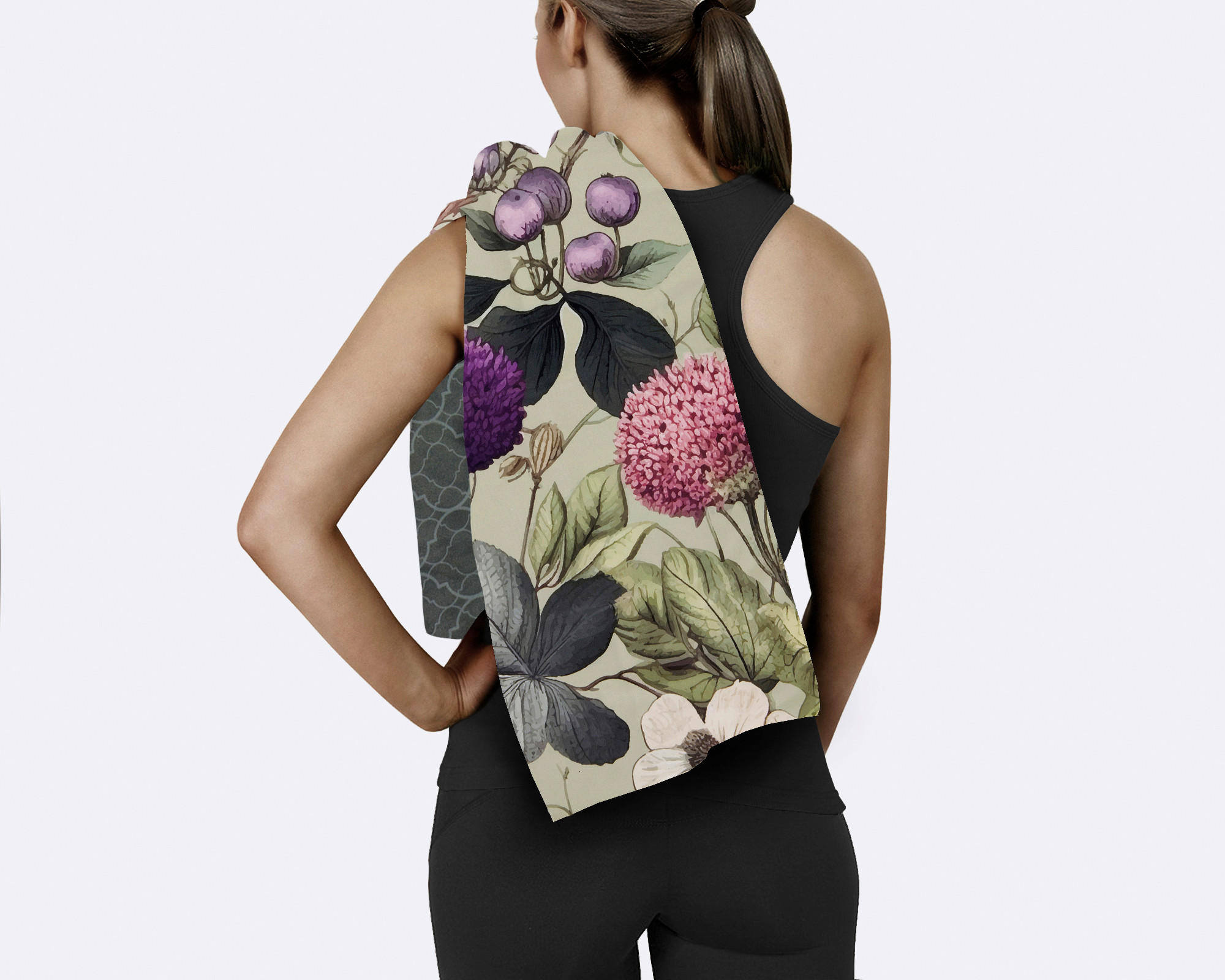 SPORTHANDTUCH 50/100 cm Descanso Grün  - Grün, Design, Textil (50/100cm)