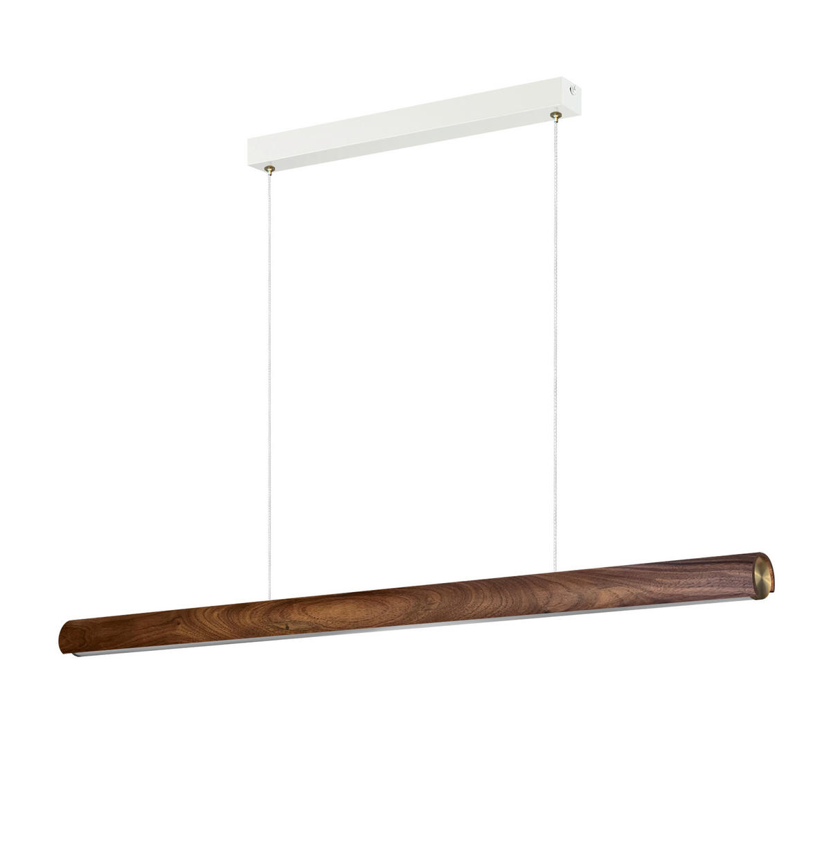 HÄNGELEUCHTE Akeno 115/6/6 cm  - Braun, Design, Holz (115/6/6cm) - Nordlux