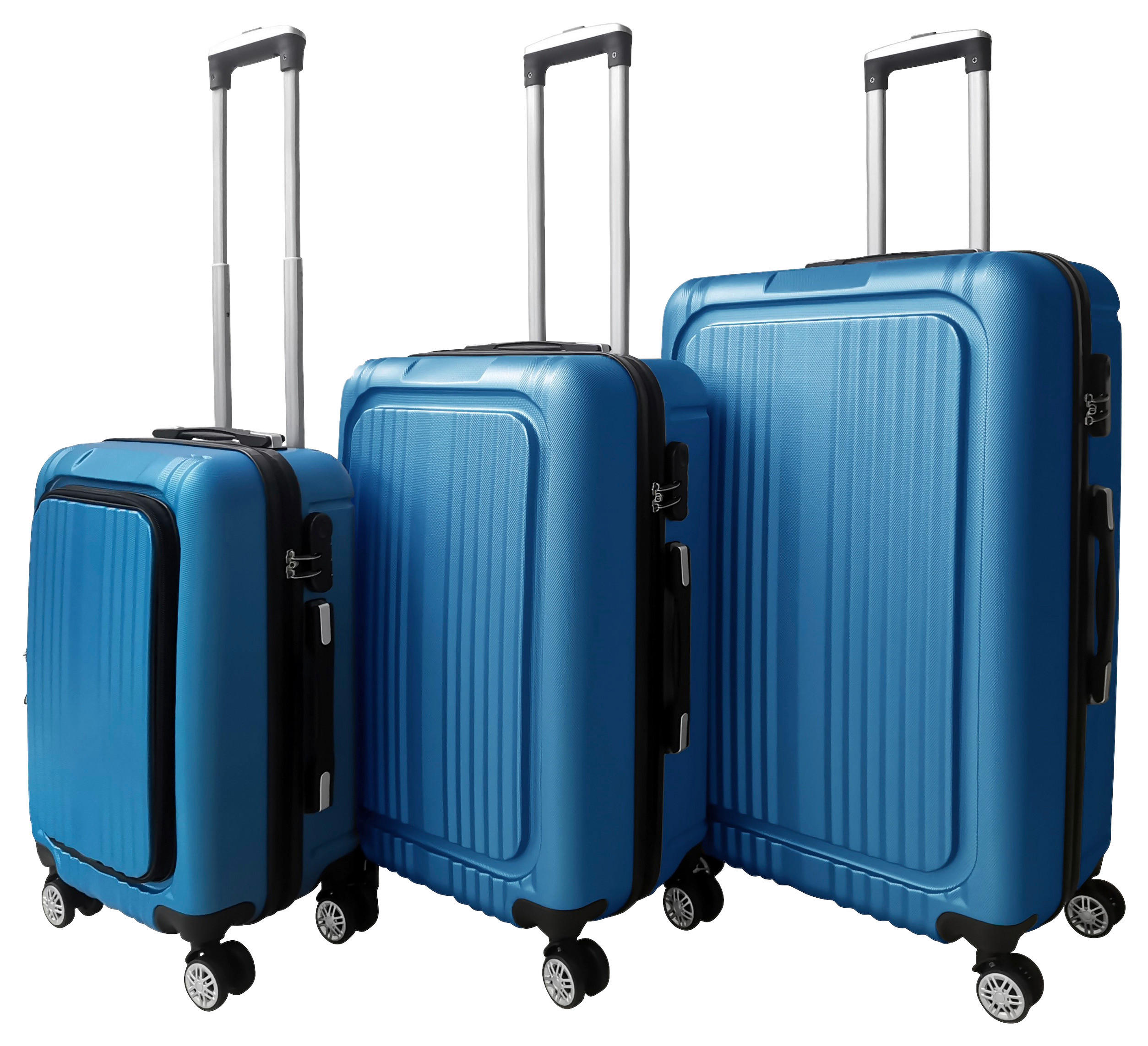 Reisekoffer Set 3-tlg Verona 4 Rollen Hartschale