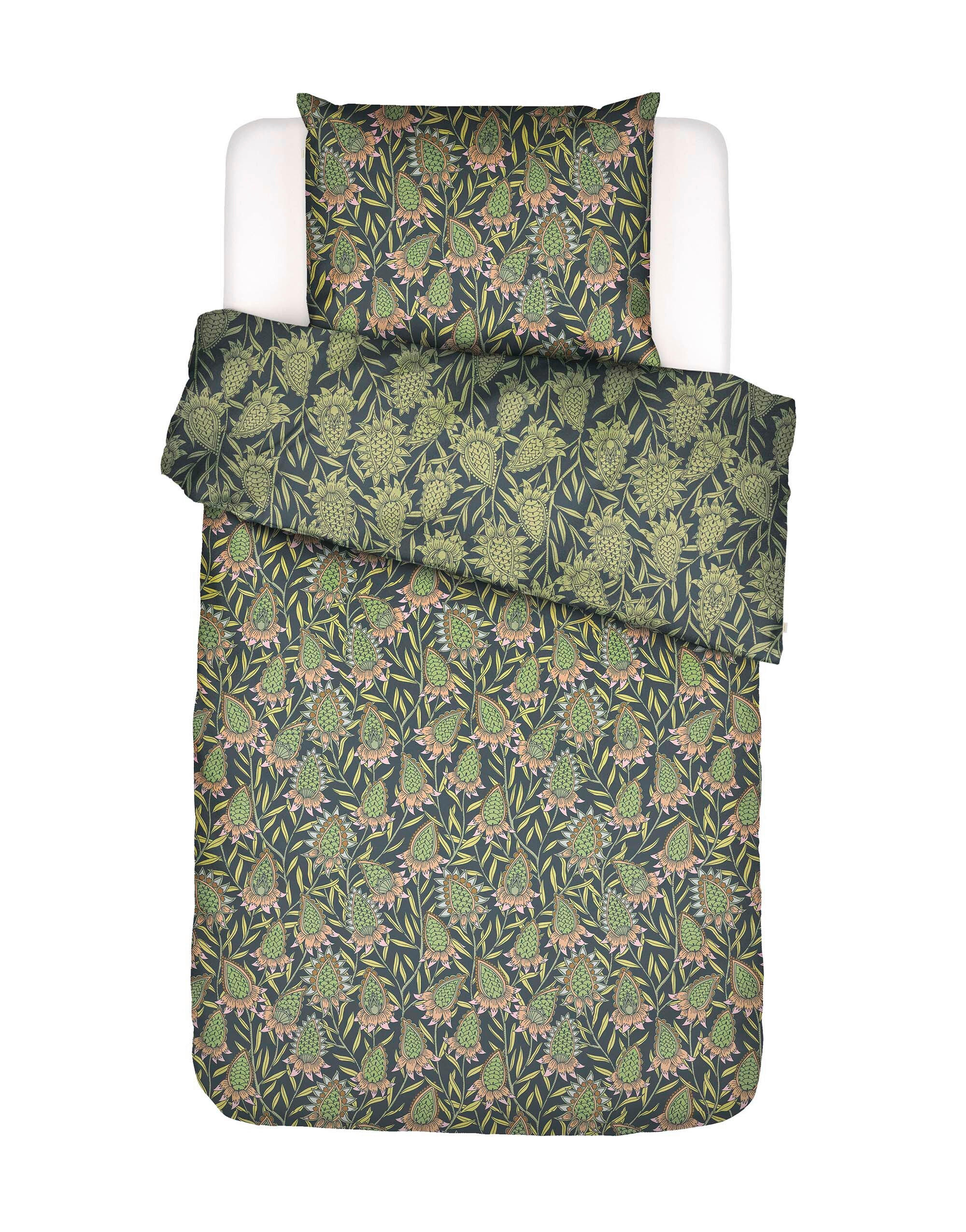 POSTEĽNÁ BIELIZEŇ, perkál, modrá, 140/200 cm - modrá, Basics, textil (140/200cm) - Essenza