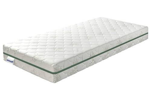 WENDEMATRATZE mit Kokosfaser 90/200 cm Höhe ca. 23 cm  - Weiß/Grün, LIFESTYLE, Textil (90/200cm) - MID.YOU