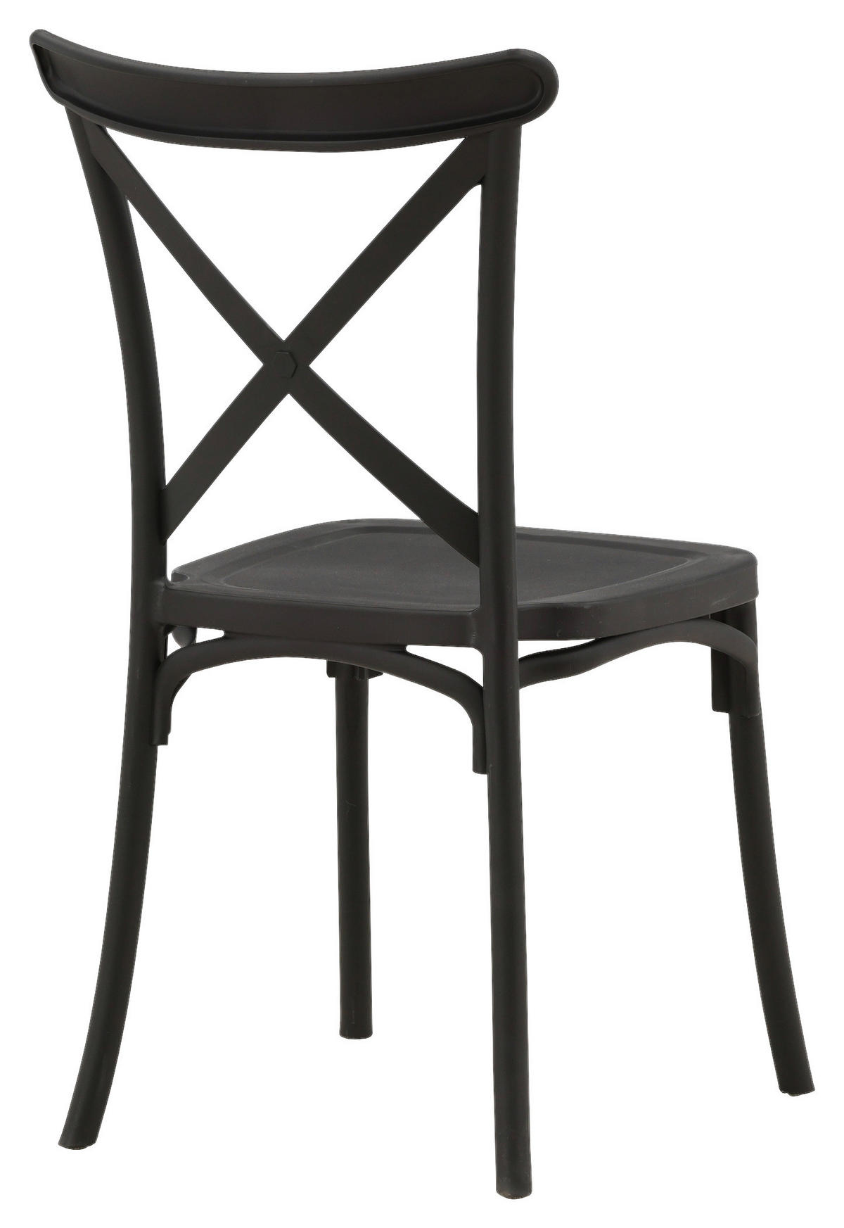 STOLSET 2 styck slät  - svart, Design, plast (52/90/55cm) - Livetastic