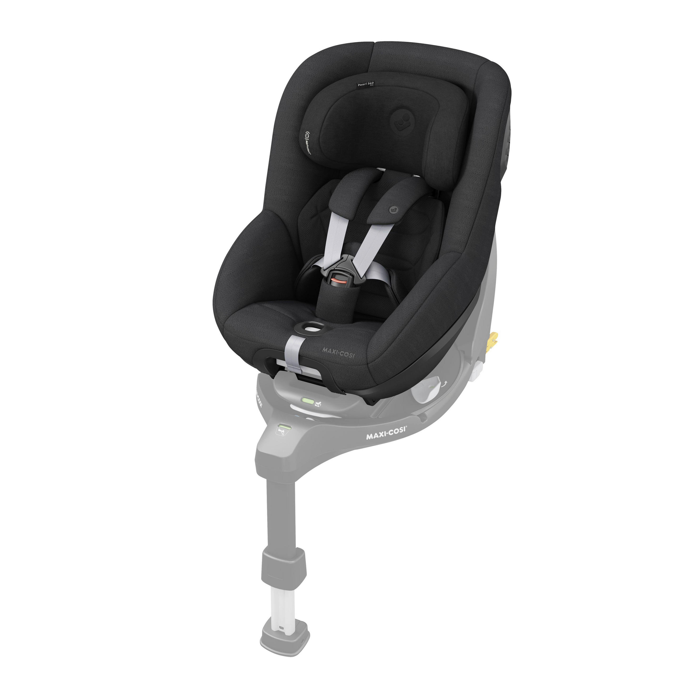 REBOARDER-KINDERSITZ PEARL 360 PRO  - Schwarz, Basics, Kunststoff/Textil (43,2/49,6/71,4cm) - Maxi-Cosi