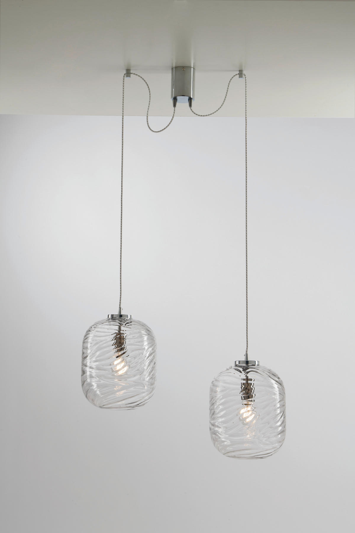 HÄNGELEUCHTE 24,5/30,6 cm  - Transparent, KONVENTIONELL, Glas (24,5/30,6cm)