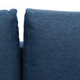 ECKSOFA in Flachgewebe Dunkelblau  - Eiche Wotan/Dunkelblau, KONVENTIONELL, Holz/Textil (255/157cm) - Carryhome