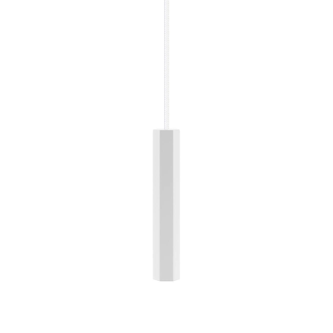 ZÁVĚSNÉ SVÍTIDLO, 30/150 cm  - bílá, Design, dřevo (30/150cm)