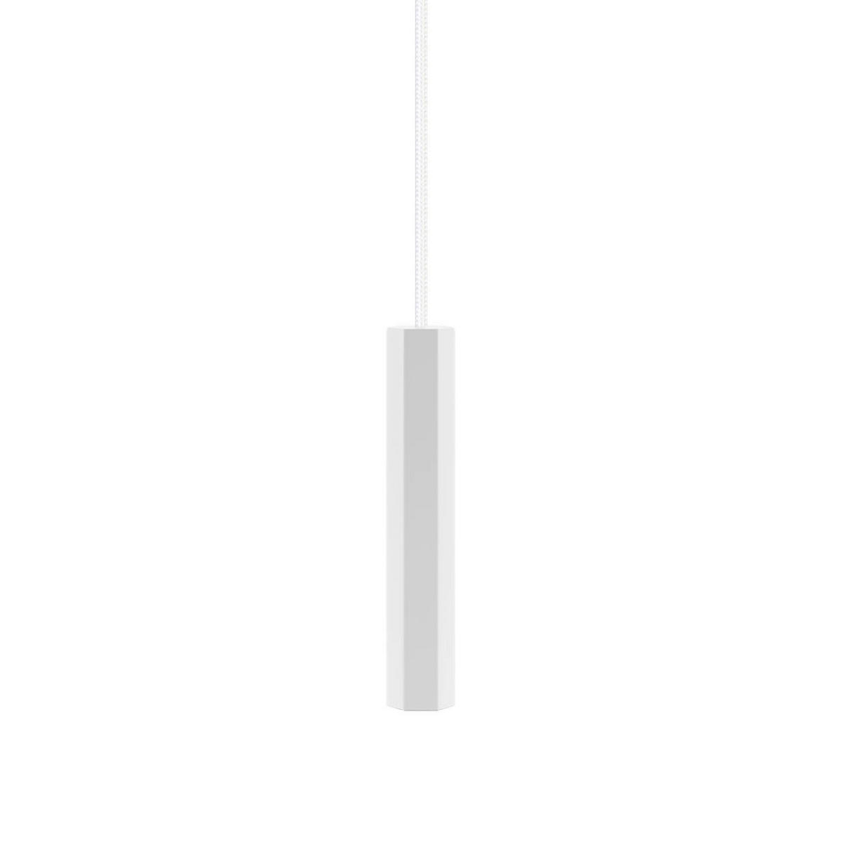 ZÁVĚSNÉ SVÍTIDLO, 30/150 cm  - bílá, Design, dřevo (30/150cm)