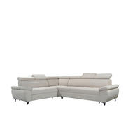 GARNITURA ZA DNEVNU SOBU bež  - tamnosiva/bež, Moderno, drvo/tekstil (311/248cm) - Hom`in