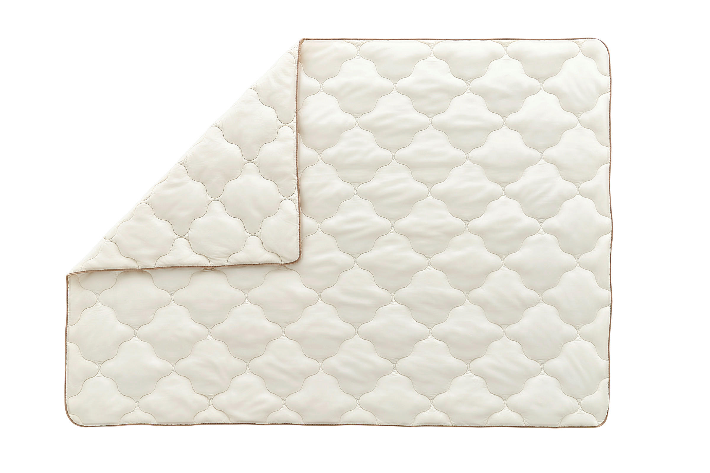 BETTDECKE - Weiß, Basics, Textil (155/220/17,33cm) - Yatas