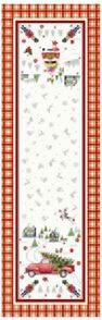 ASZTALI FUTÓ 40/140 cm   - bordó, Basics, textil (40/140cm)