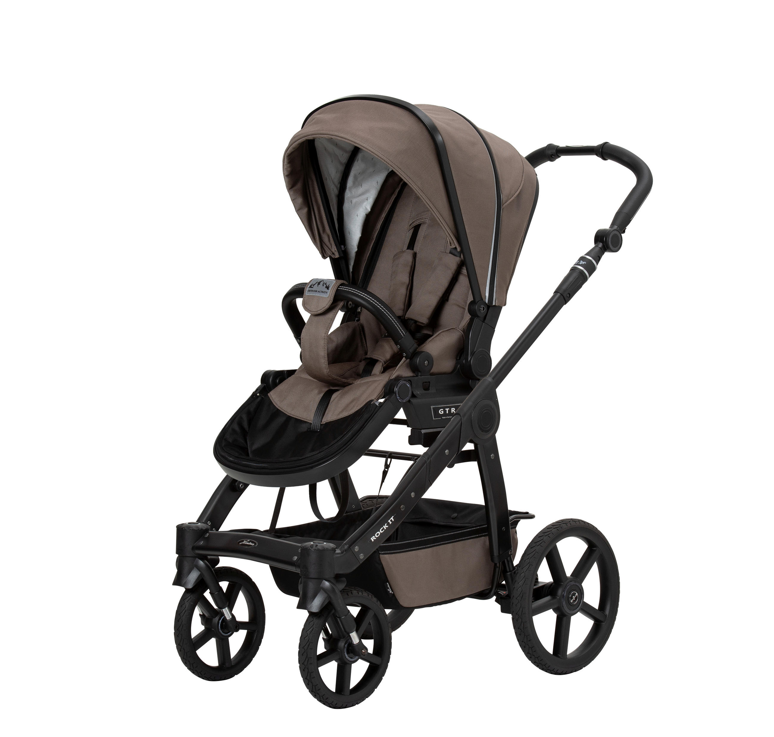 KINDERWAGENSET Outdoor Activity  - Cappuccino, Basics (58,5/115/102cm) - Hartan