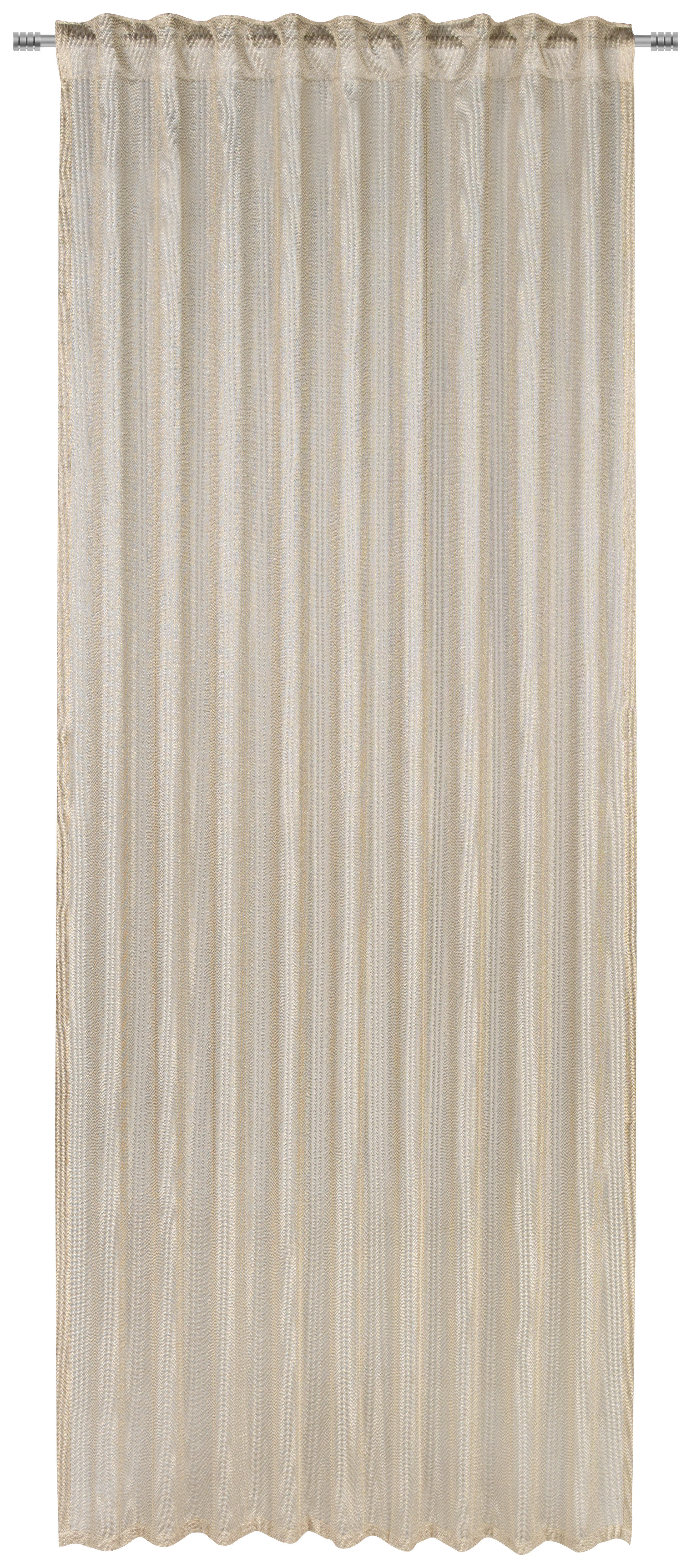 HOTELLGARDIN transparent  - beige, Basics, textil (140/245cm) - Esposa