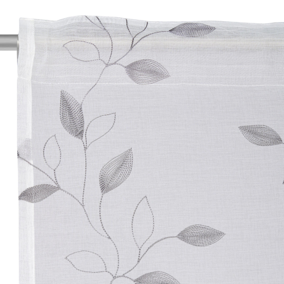 HOTOVÝ ZÁVĚS, průhledné, 135/245 cm - šedá, Trend, textil (135/245cm) - Esposa