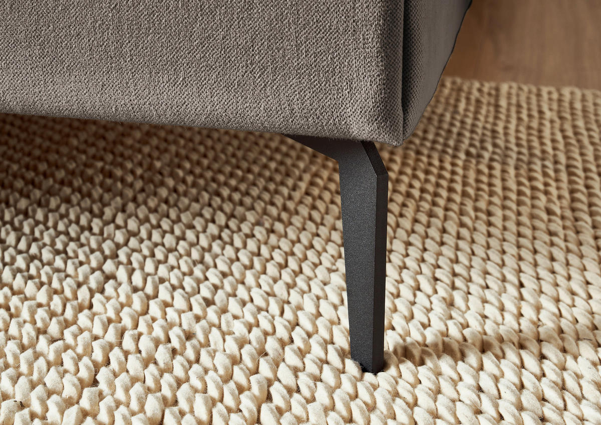 POLSTERBETT ELOS gepolstertes Kopfteil 160/200 cm  in Braun, Cognac  - Cognac/Anthrazit, Design, Textil (160/200cm) - Musterring