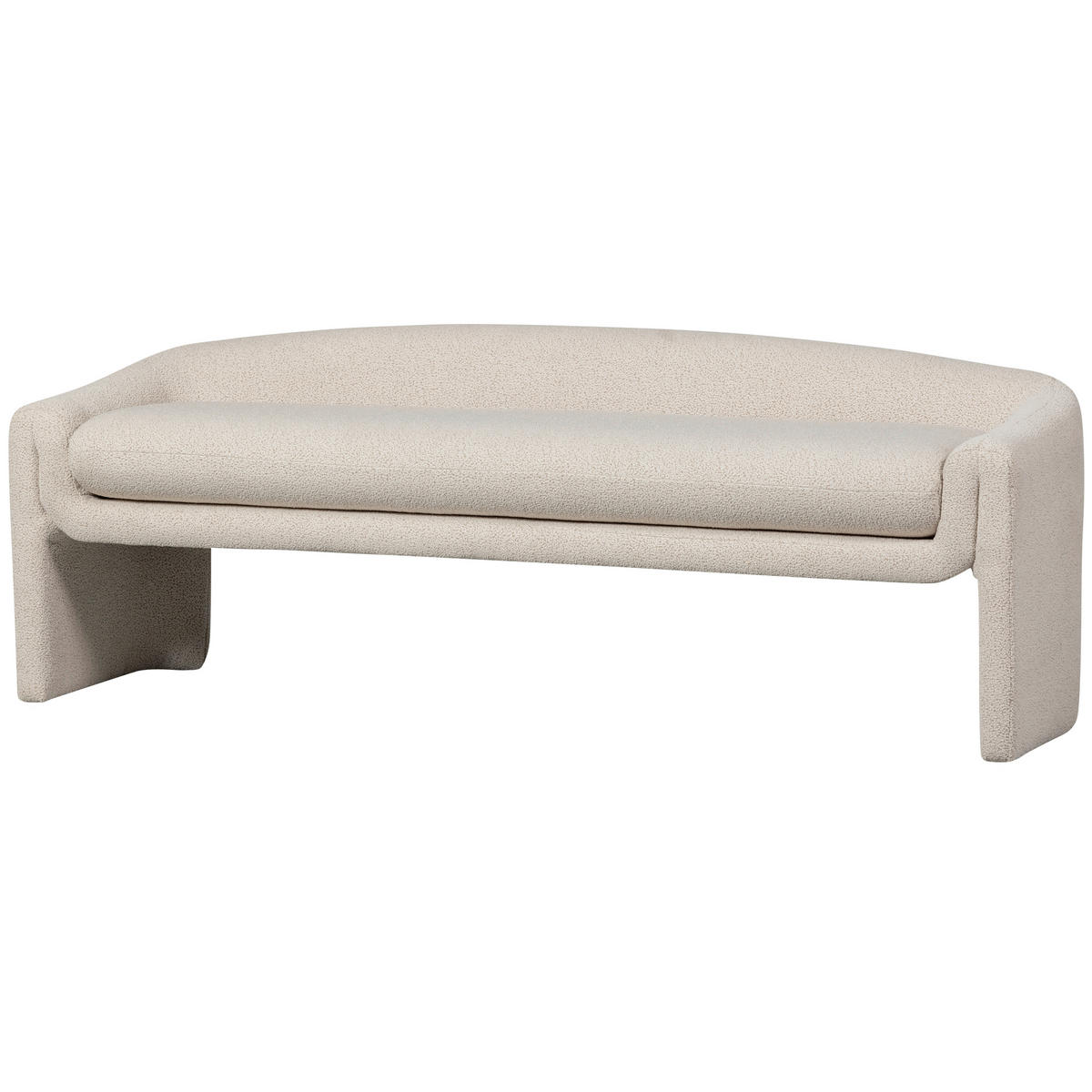 SITZBANK in Textil Beige  - Beige, Design, Textil (160/60/52cm) - Livetastic