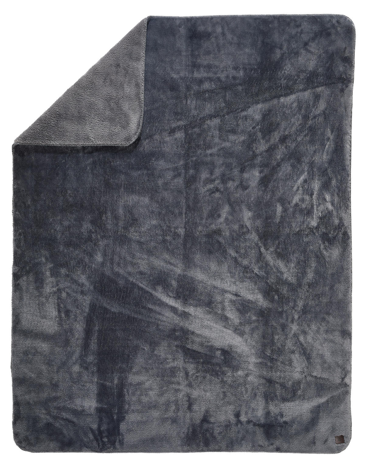 WOHNDECKE KREPPA 150/200 cm  - Anthrazit, Basics, Textil (150/200cm) - Dieter Knoll