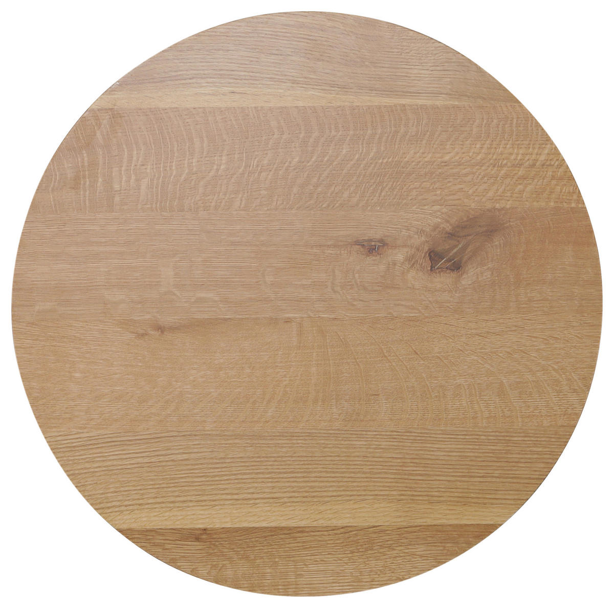 BISTROTISCH 60/60/76 cm Echtholz  Holz, Metall  - Eichefarben/Schwarz, MODERN, Holz/Metall (60/60/76cm) - Livetastic